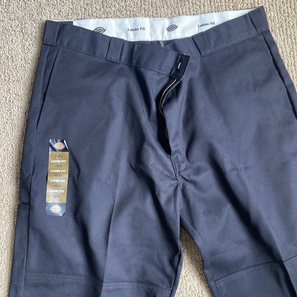 Men’s Dickies loose fit double knee twill work pant 40x30